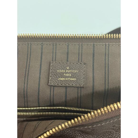 Louis Vuitton Embossed Leather Terre Monogram Empreinte Lumineuse PM Bag Brown - Picture 15 of 16